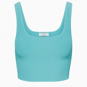 Aritzia Babaton Sculpt Knit Squareneck Cropped Tank Top 
Size Large